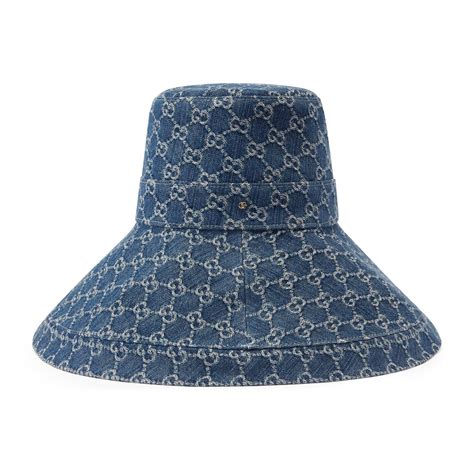 gucci chanel military hat dennim